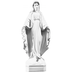 Figurka Matki Bożej Niepokalanej 30 cm biała